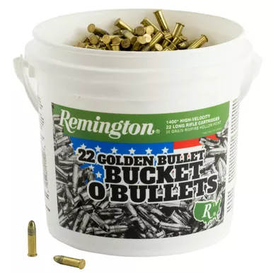 Remington Bucket of Bullets .22 LR Ammo 36 Grain PHP 1400 Rounds