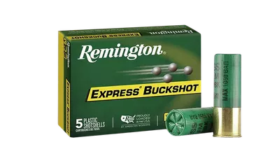 Remington Express Buckshot 12 Gauge Ammo 2 3/4" 3 3/4 dr 27 Pellets #4B 1325 fps Box of 5