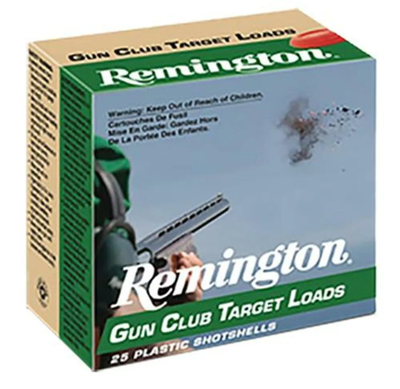 Remington Gun Club Target Loads 12 Ga 2.75 1-1/8oz 9 Shot 25rd/Box