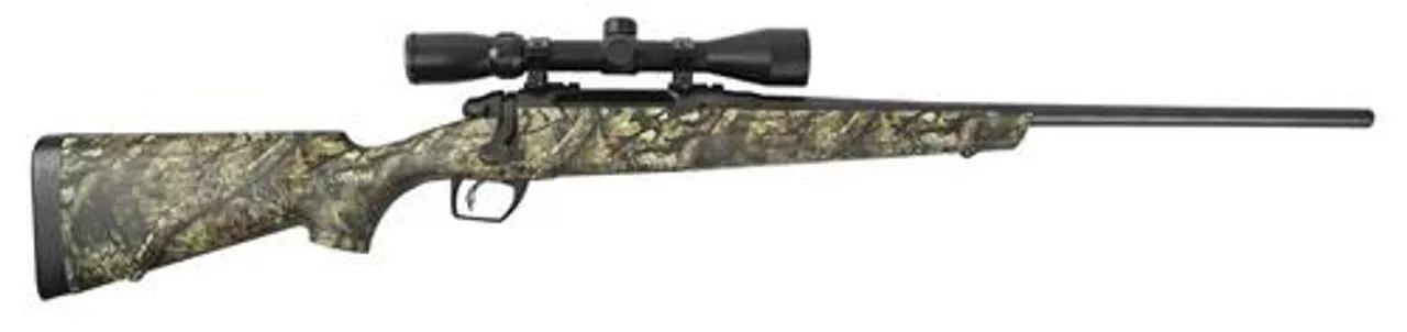Remington Model 783 223 Rem, 22″ Barrel, 1:9 Twist, Mossy Oak Breakup Camo Finish, Synthetic Stock with SuperCell Recoil Pad, 3-9x40MM Scope, Detach Mag, CrossFire Adjustable Trigger, 4rd