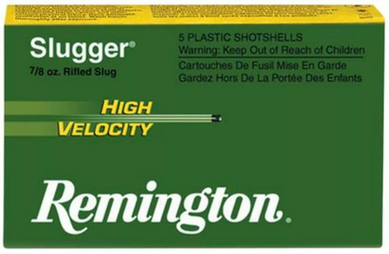Remington Slugger HV Slugs 12 ga 2.75 7/8 Slug Shot 5rd Box