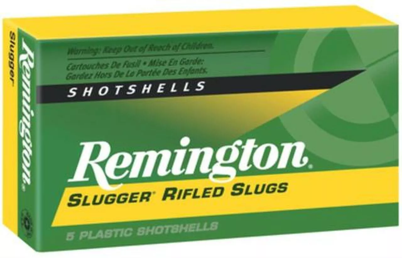 Remington Slugger Rifled Slugs 12ga 2.75 1oz 5rd Box