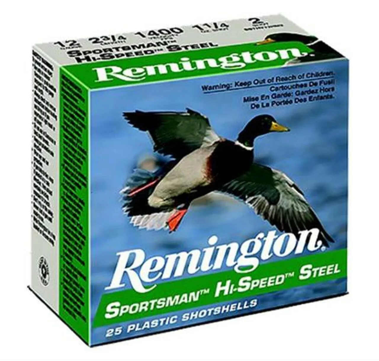 Remington Sportsman Steel Loads 12 Ga, 2.75″, 1oz, 6 Shot, 25rd/Box