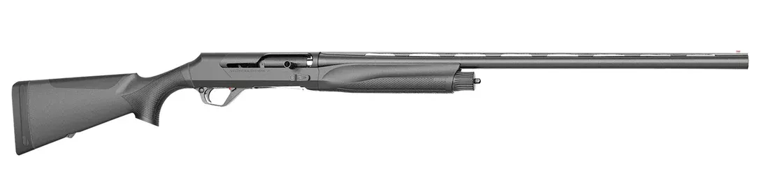 Retay USA RACEBLK26 Ace Type R 12 Gauge Semi-Auto 3.50″ 3- 2.75″ Shells 26″ Overall Extra Black Vent Rib Barrel, Drilled & Tapped Receiver, Adj Shim Synthetic Stock