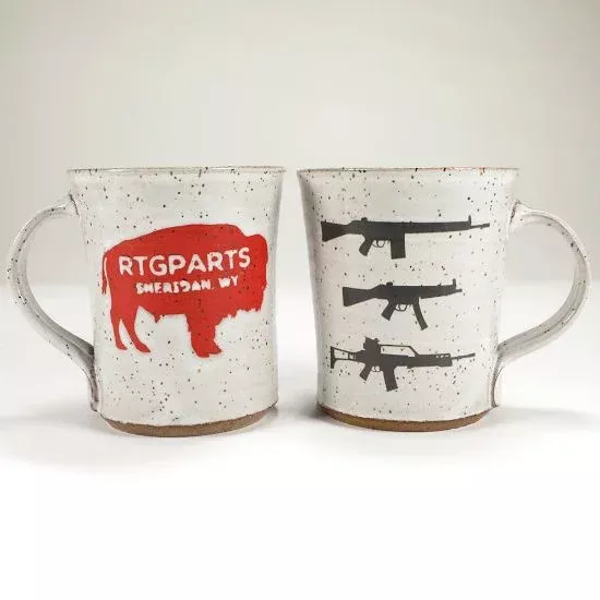 RTG RED BUFFALO HK MUG, HAND MADE IN WYOMING
