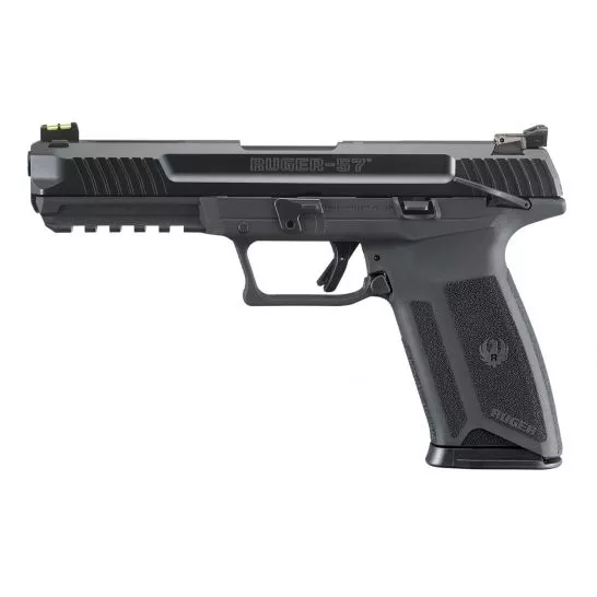 Ruger-57 5.7x28mm 20+1 Round Pistol, Black – 16401