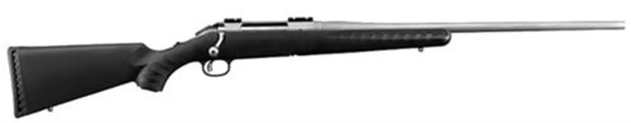 Ruger American All Weather Bolt 30-06 Springfield 22″ Barrel, Synthetic Black, 4rd