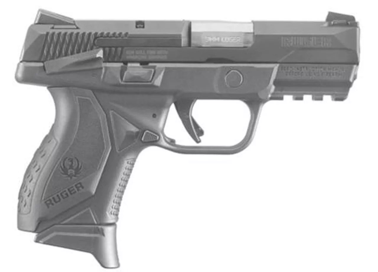 Ruger American Compact 9mm 3.55″ Barrel 10 Rd Mag