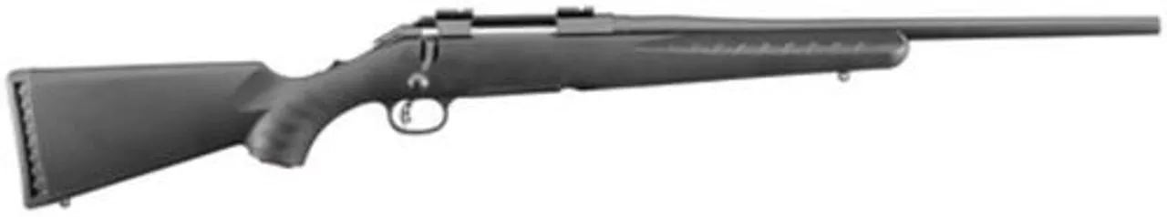 Ruger American Compact Rifle .308 18″ Black Composite Stock