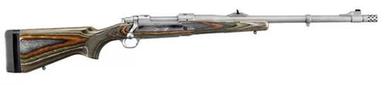 Ruger Guide Gun, 30-06, 20″, SS, Laminated Stock