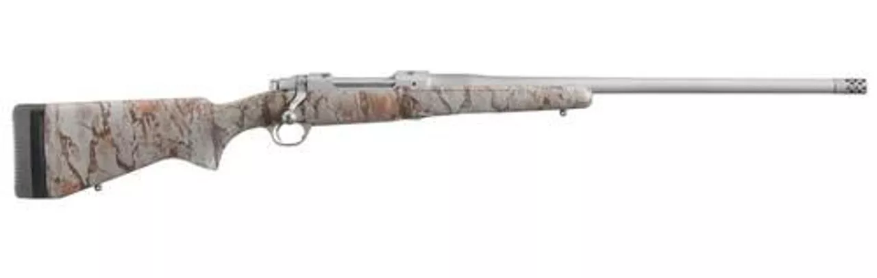 Ruger Hawkeye FTW Hunter, 7mm Rem Mag, 24″, 3rd, Laminate Natural Gear Camo