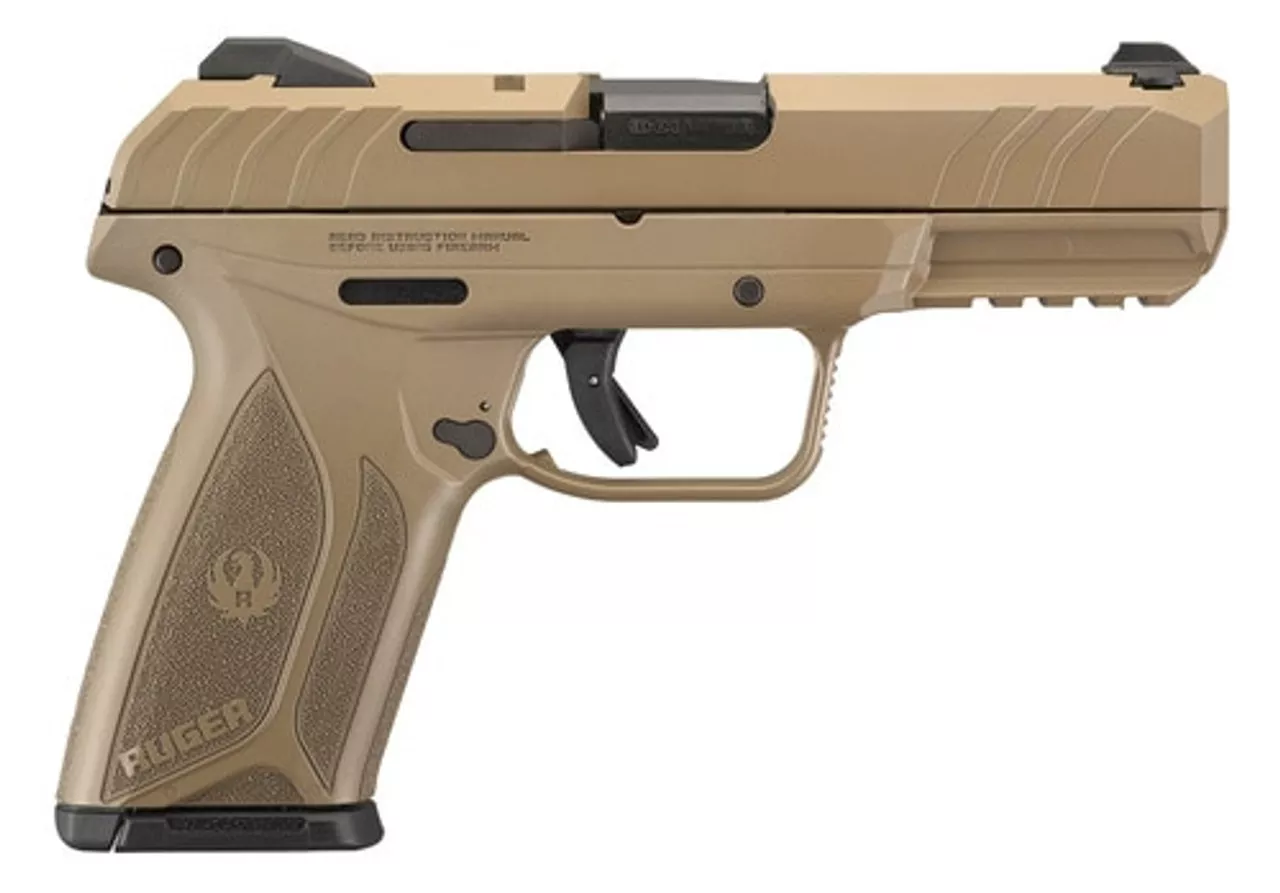 Ruger Security-9 Pistol, 9mm, 4″ Barrel, Elite Coyote Cerakote Finish15rd Mag