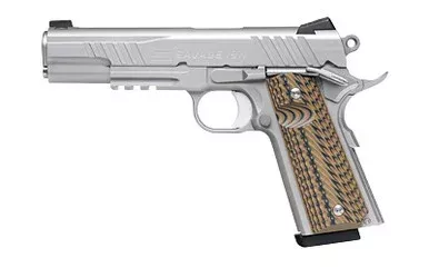 SAV 1911 9MM 5 10RD STS W/RAIL