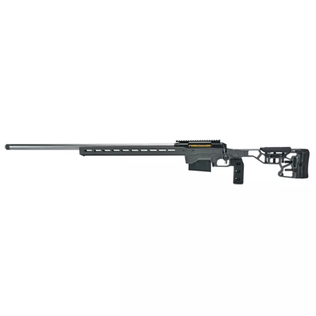 Savage 110 Elite Precision 300 PRC 30″, Matte Black Receiver Matte Stainless Barrel Adjustable MDT ACC Aluminum Chassis Stock LH, 5 rd