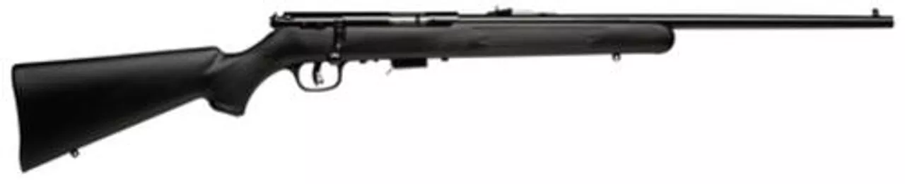 Savage 93R17 F Bolt 17 HMR 21″ Barrel, Synthetic Black Stock Blued, 5rd