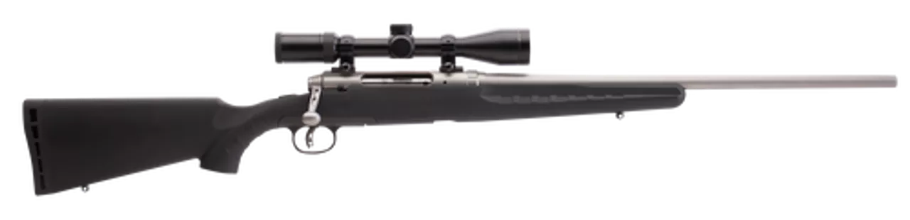 Savage Axis XP 350 Legend Weaver 3-9×40 Scope, 18″ SS Barrel, Ergo Stock,