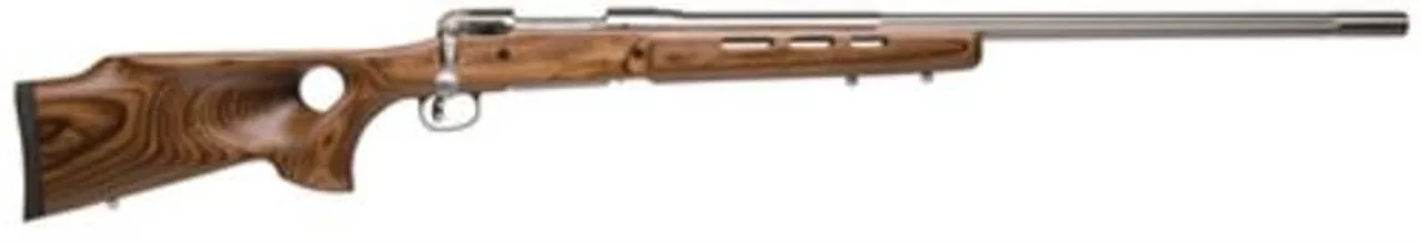 Savage Model 12 Varminter .204 Ruger 26 Inch Stainless Steel Barrel Detachable Box Magazine Laminated Thumbhole Stock 4 Round