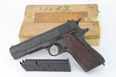 Scarce, Boxed Ithaca /Colt 1911A1 - X Prefix