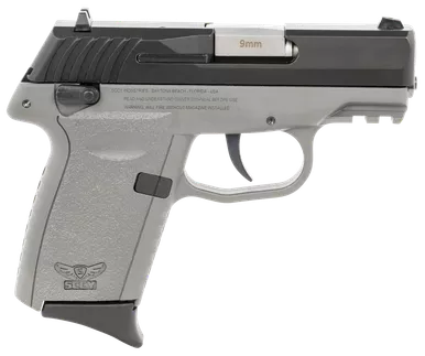 SCCY CPX-1 9mm Luger Pistol 3.1" Barrel 10+1 Round Black Slide Sniper Grey Frame (Includes Trigger Guard Lock)