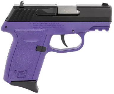 SCCY CPX-2 9mm Luger Pistol 3.1" Barrel 10+1 Round Black Slide Purple Frame