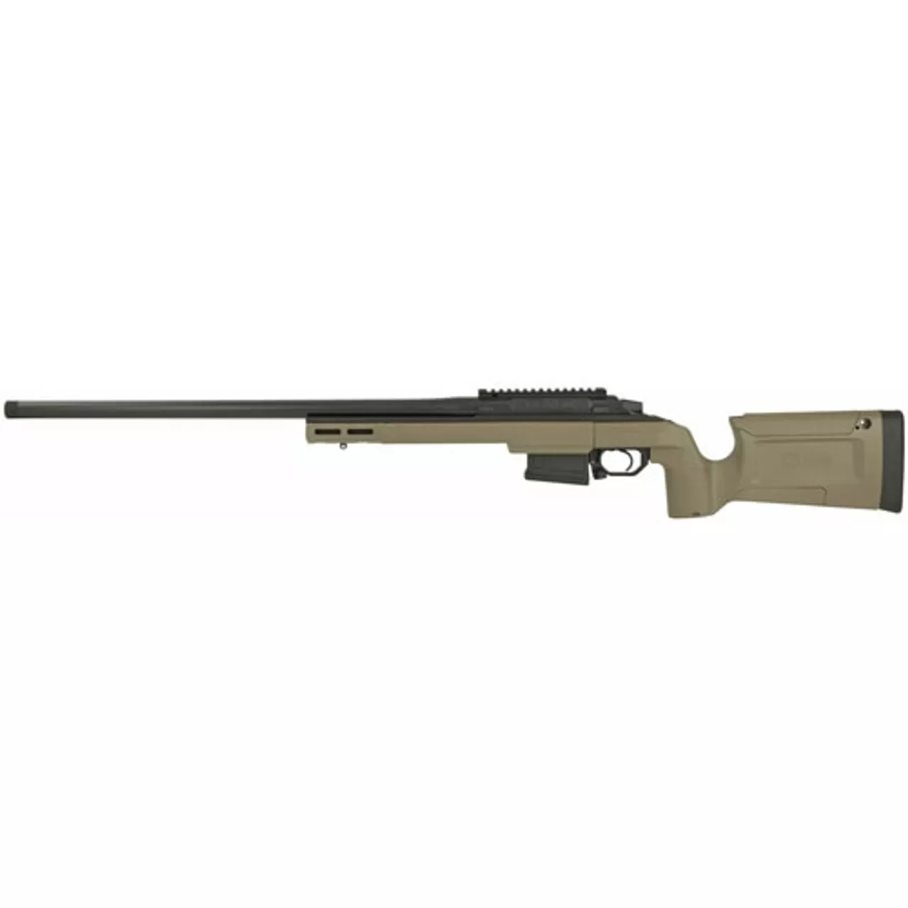 Seekins HAVAK BRAVO 6.5PRC, 24″ 5R Match Barrel, Cerakote Finish, KRG Flat Dark Earth Stock, 5Rd Detachable Mag, Timney Trigger