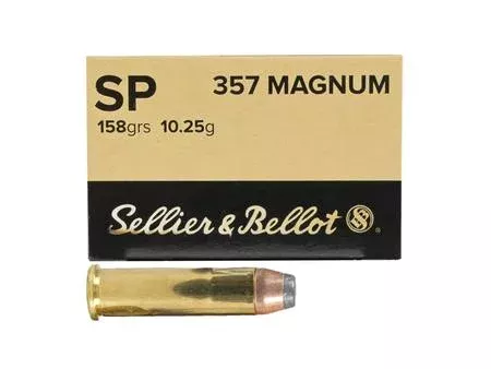 Sellier & Bellot 357 Magnum 158gr Soft Point