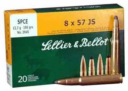 Sellier & Bellot Rifle 8x57JS (Mauser) 196gr Soft Point 20rd