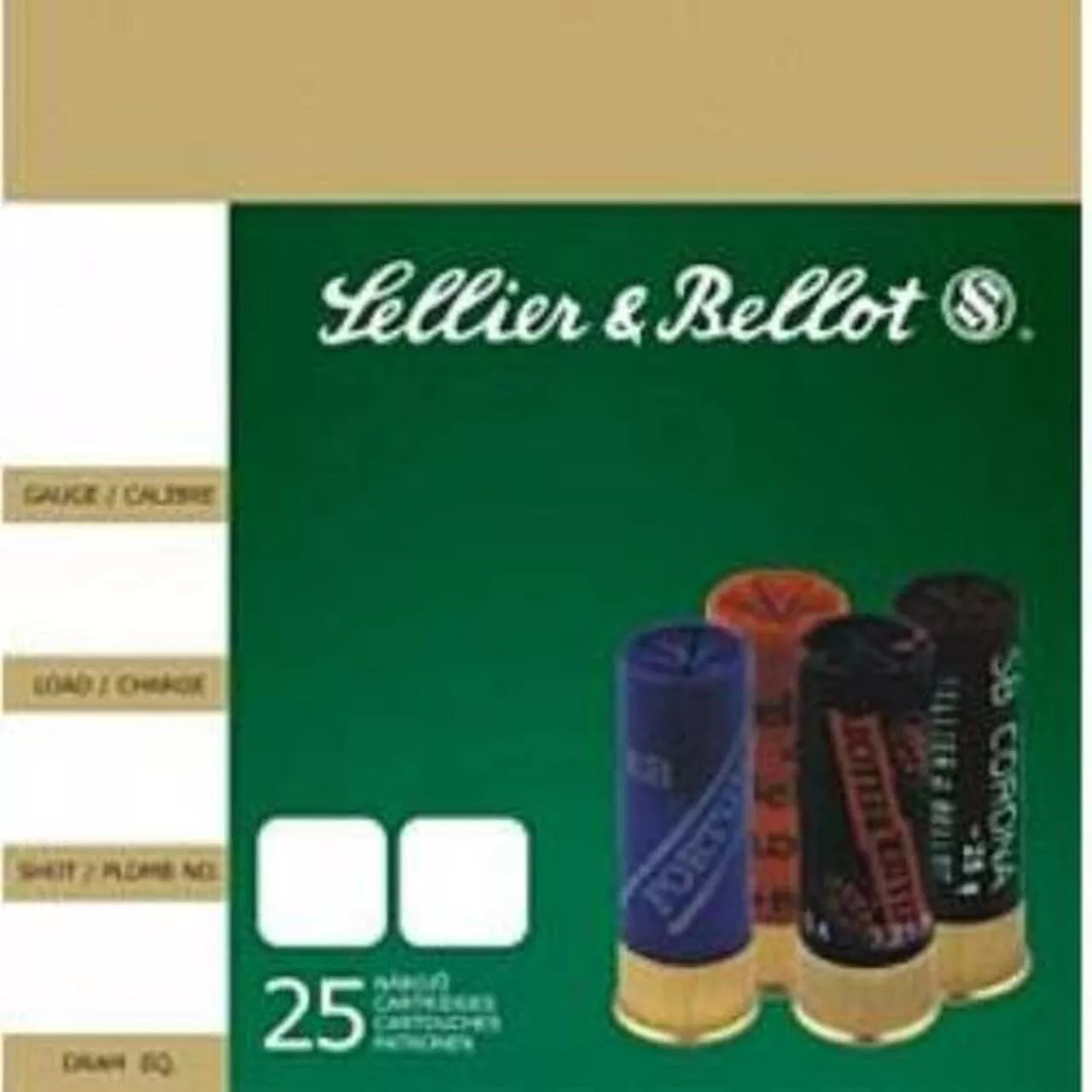 Sellier and Bellot SB Buckshot 12Ga 2 3/4 1 1/8 oz #1 12 Pellet 25Rd/Box