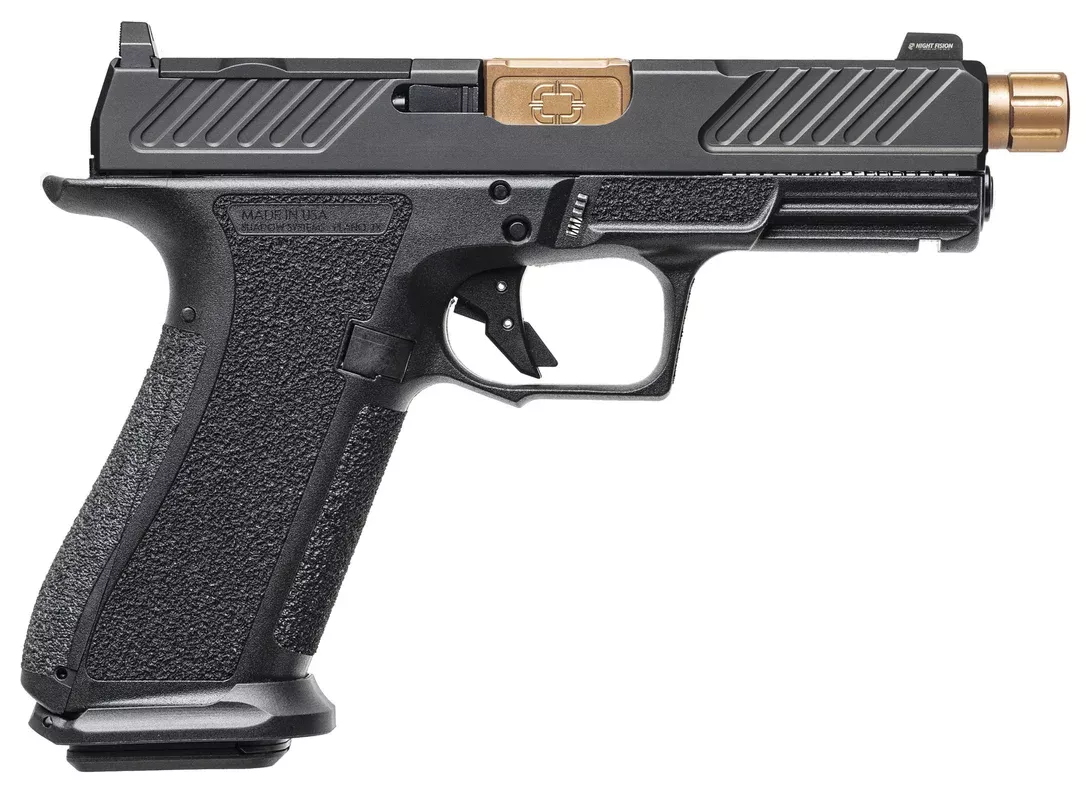Shadow Systems XR920 Combat Slide, Bronze Spiral Threaded Barrel, 9mm – BLK