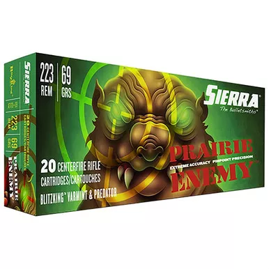 Sierra Bullets GameChanger 223 Remington Ammo 69 Grain Polymer Tip Box of 20