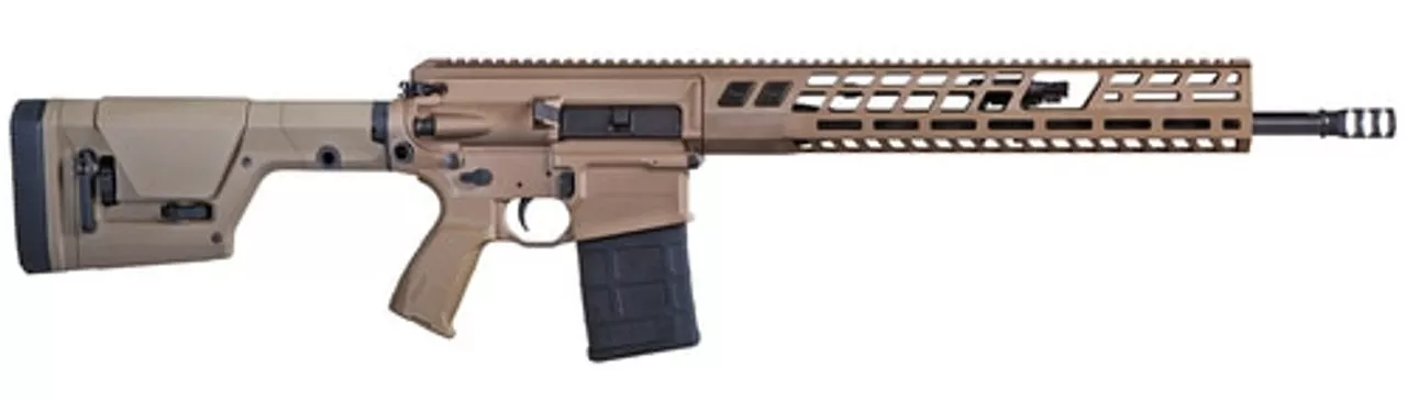 Sig 716G2 6.5 Creedmoor, 18″ Barrel, Flat Dark Earth, M-Lok Alum Handguard, PL MAG, 20rd Mag