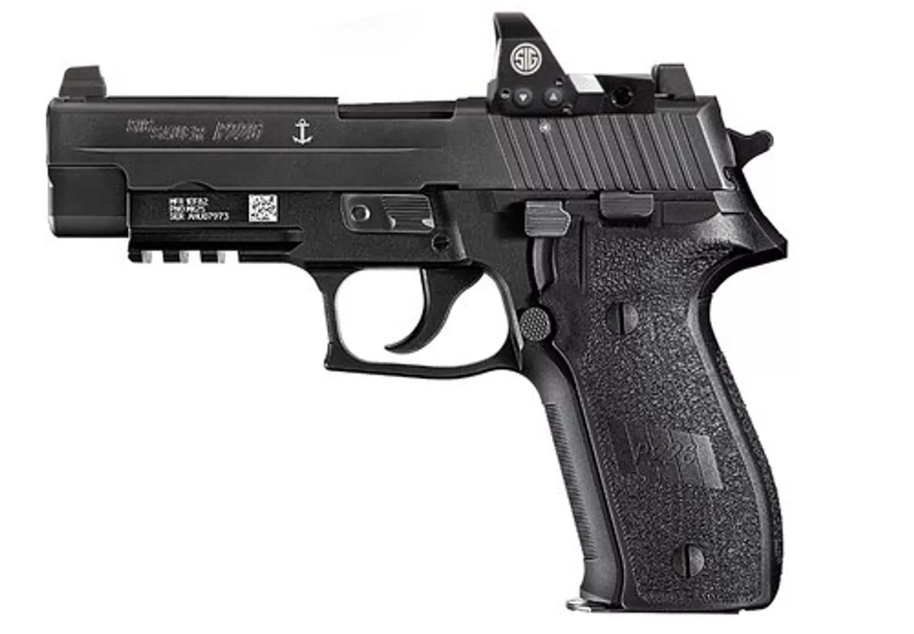 Sig P226 MK25 9mm, 4.4″ Barrel, Romeo1 Reflex Sight, Black, 3x15rd Mags