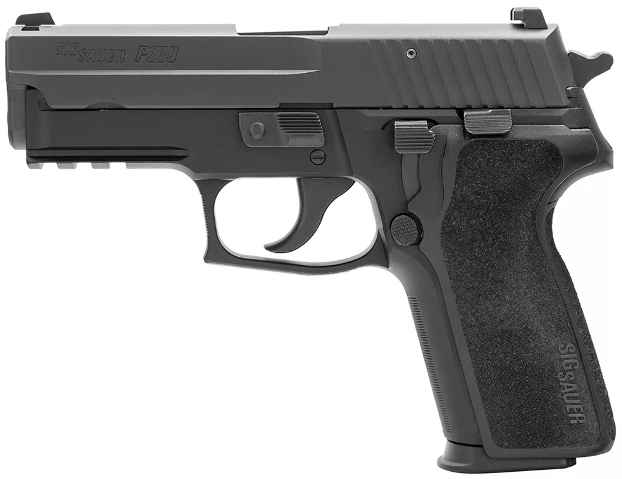 Sig P229 *CA Compliant* 9mm, 3.9″ Barrel, Night Sights, No Thumb Safety, Black, 10rd