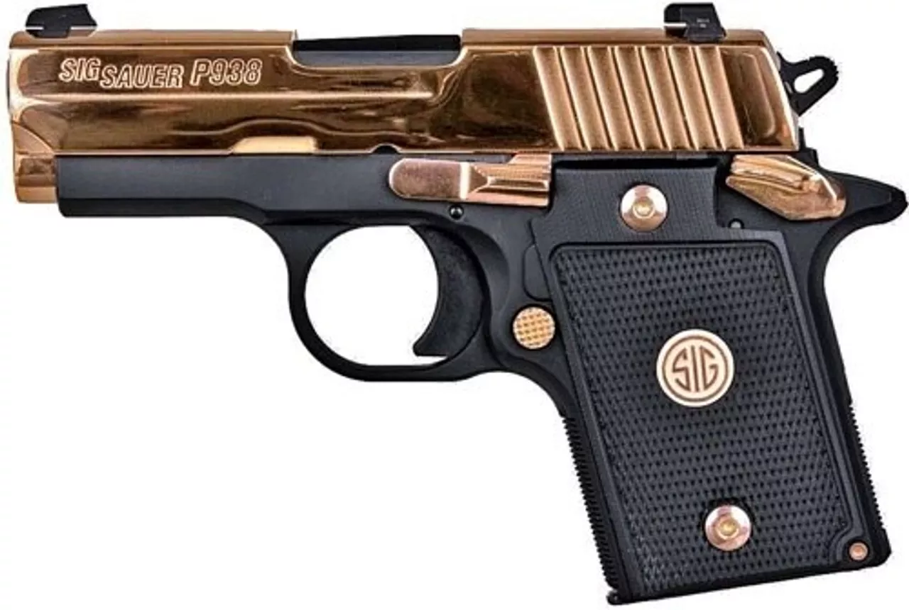 SIG P238, .380 ACP, 2.7″, 6rd, SIGLITE NS, Rose Gold
