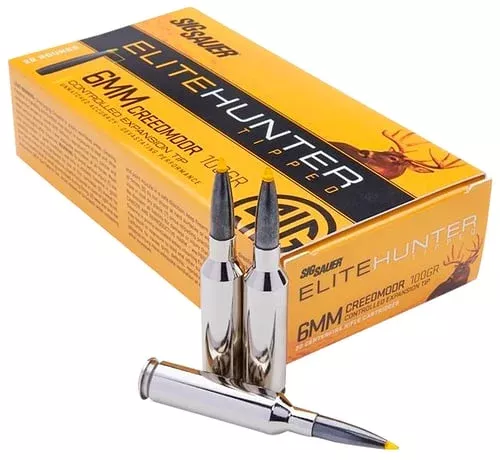 Sig Sauer Elite Tipped Hunting Ammunition 6mm Creedmoor 100 gr Box/20