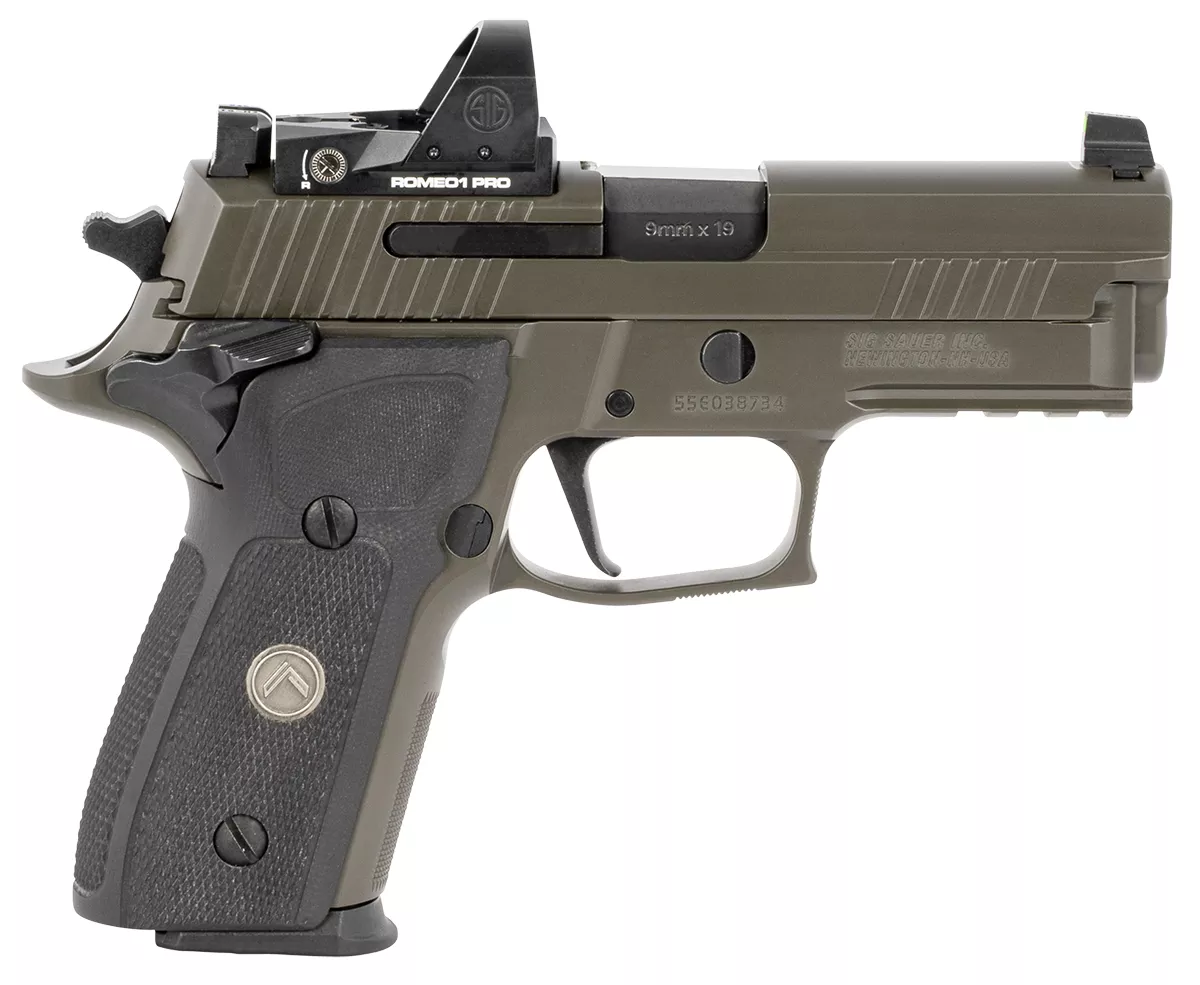 Sig Sauer P229 Legion 9mm Pistol, Single Action Only, with Sig Romeo1 Red Dot Sight