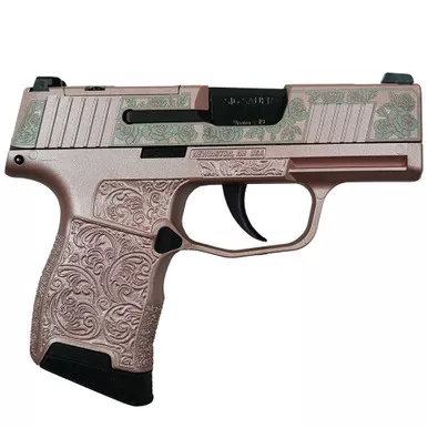 Sig Sauer P365 Guns & Roses Rose Gold 9mm Luger Pistol 3.1" Barrel 10+1 Rounds (2 Magazines)