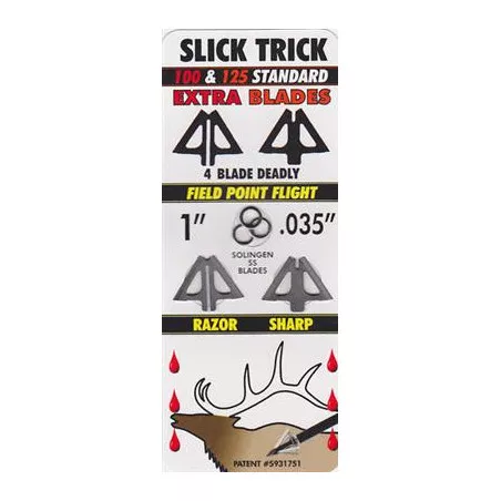 Slick Trick Xtra blade standard (4/PK)