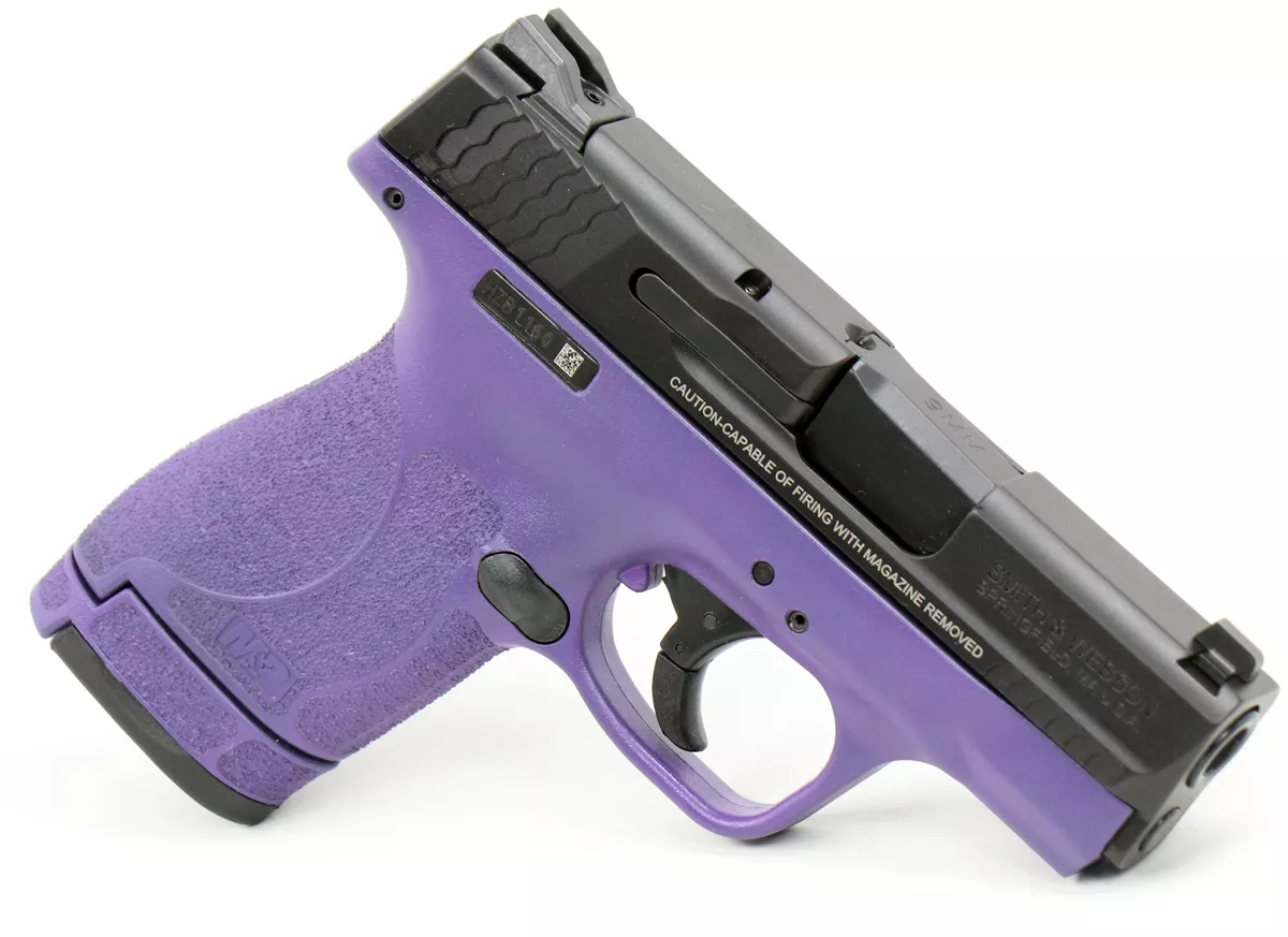 Smith & Wesson M&P 2.0 Shield Purple Passion Edition 9mm Pistol – Hyatt Custom