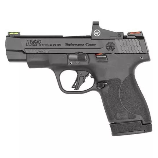 Smith & Wesson PC M&P9 Shield Plus 9mm Pistol 13rd 4″ NTS W/ CT Red Dot – 13251