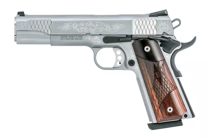 Smith & Wesson SW1911 E Series Engraved 45 ACP Pistol