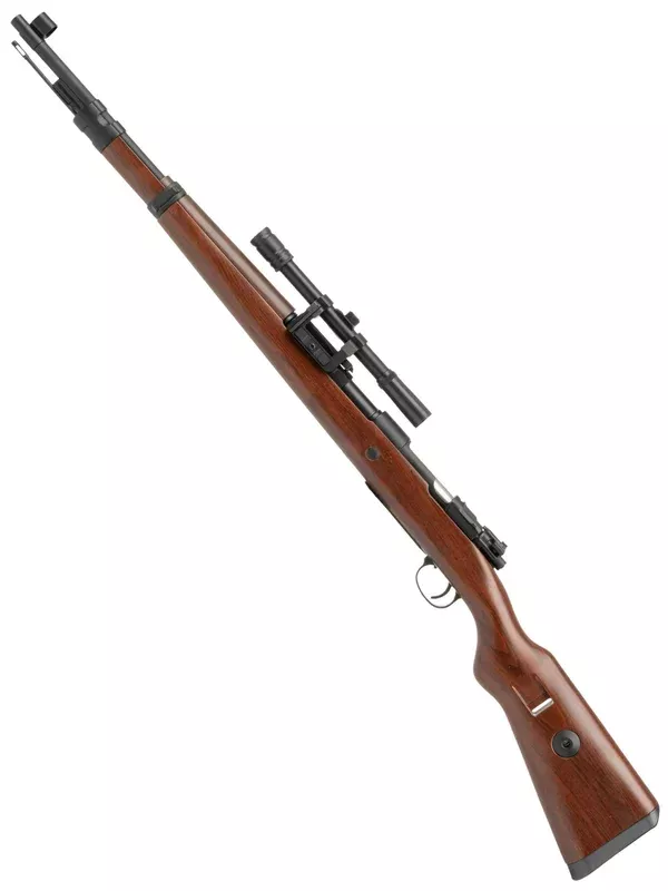 Snow Wolf KAR98K Spring Bolt Sniper Rifle w/Scope & Mount