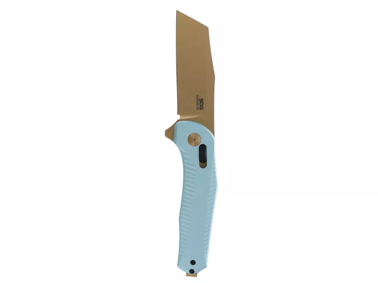 SOG Diverge Xr Sheepsfoot – Light Blue + Gold