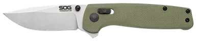Sog Terminus XR Pocket Knife 2.95" Clip Point BD1 Steel Blade Olive Drab G10 Handle