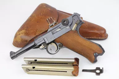 SOLD - 1918 DWM Luger Rig - Black Watch Attributed