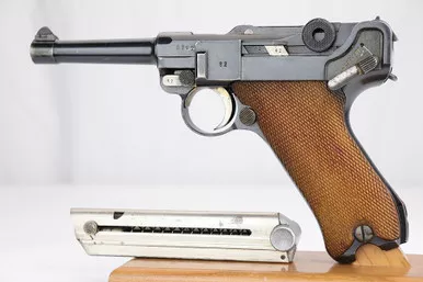 SOLD - 1937 Mauser Luger - 1st Variation & Matching Grips