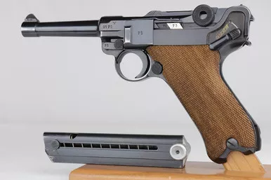 SOLD - 1941 Police Mauser Luger - Matching Magazine