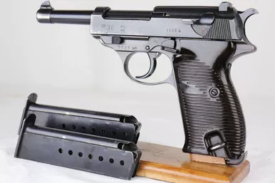 SOLD - 1942 Walther P.38 Rig - Two Match Mags - Capture Documents