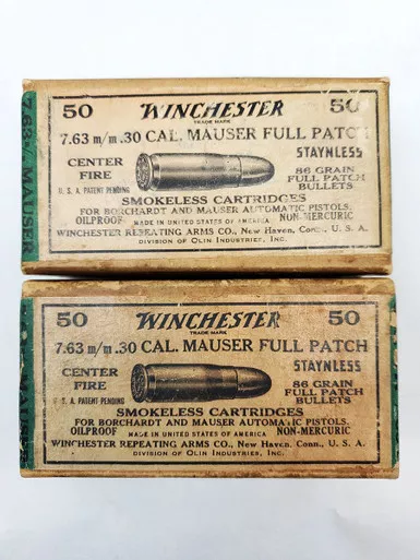 SOLD - .30 Mauser Winchester Ammunition