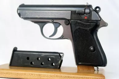 SOLD - 6th Variation SS Walther PPK - Matching Magazine